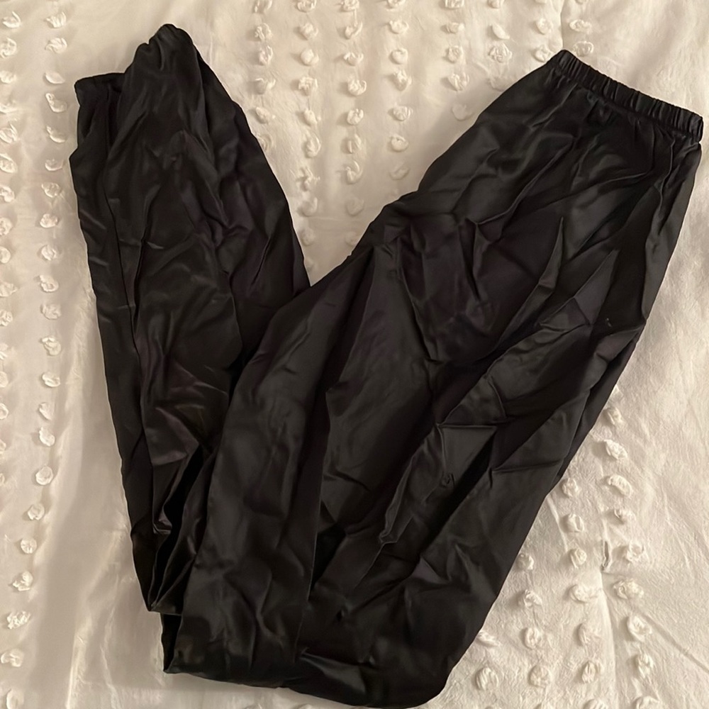Full length body wrappers trash bag pants